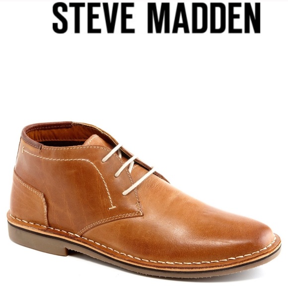 Steve Madden chukka leather lace up boots size 11 - Picture 1 of 7
